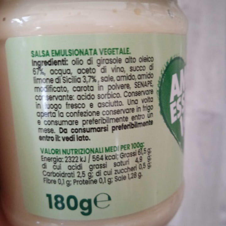 photo of Amo Essere Veg Maionese senza uova shared by @acerorosso on  15 Nov 2023 - review