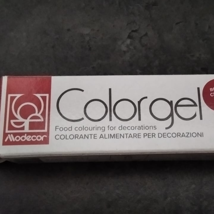 photo of Modecor colorgel rosso ciliegia shared by @veggylove on  15 Nov 2024 - review