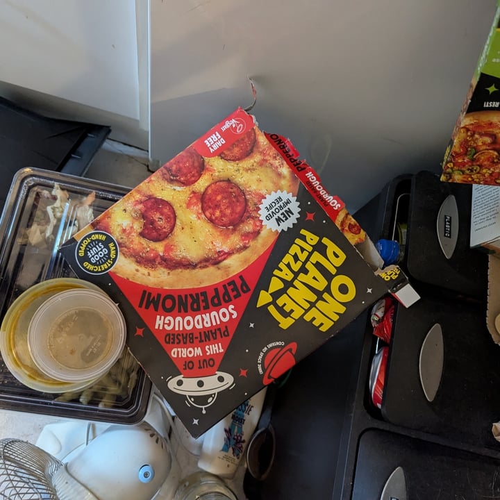 photo of One Planet Pizza Out of this World Plant-Based Sourdough Peppernomi shared by @katchan on  29 Jun 2025 - review