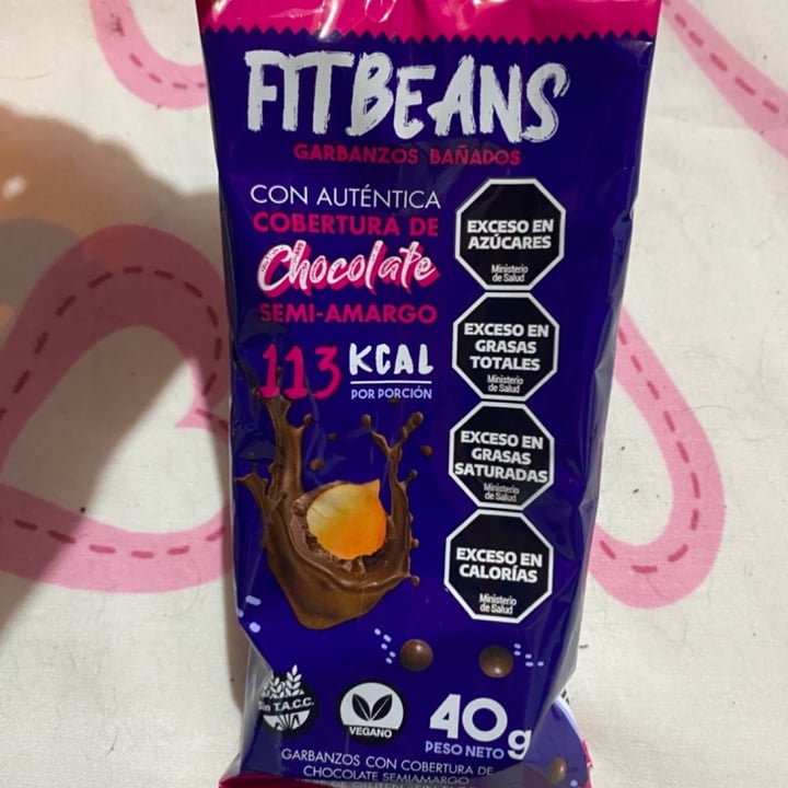 photo of Fitbeans Garbanzos tostados bañados de chocolate shared by @valexika on  06 Feb 2025 - review