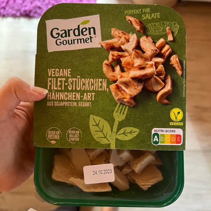 photo of Garden Gourmet Vegane Filet Stückchen, Hähnchen Art shared by @opheliajoy on  10 Oct 2023 - review