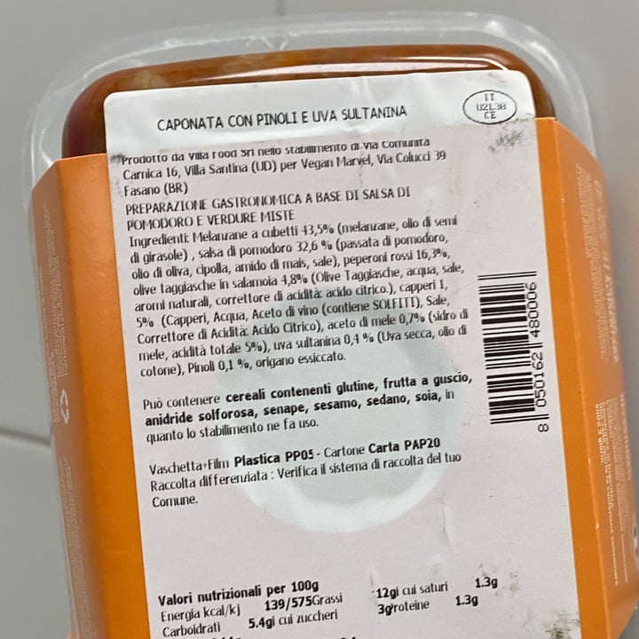 photo of Vegzone Caponata shared by @morghicooper on  02 May 2024 - review