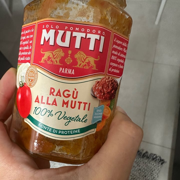 photo of Mutti Ragù Alla Mutti 100% Vegetale shared by @biancamazzoli94 on  24 Jun 2024 - review