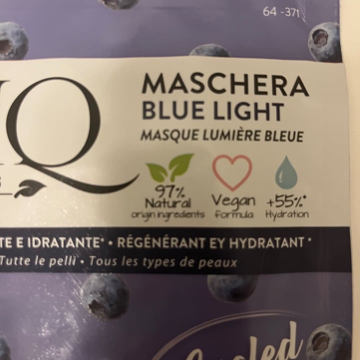 photo of HQ Maschera blue light shared by @mariamagri on  10 Sep 2023 - review