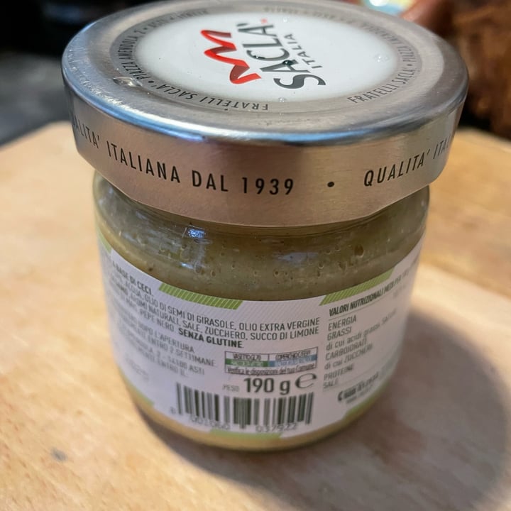 photo of Sacla' Hummus di ceci shared by @lacompagniadialex on  02 Mar 2024 - review
