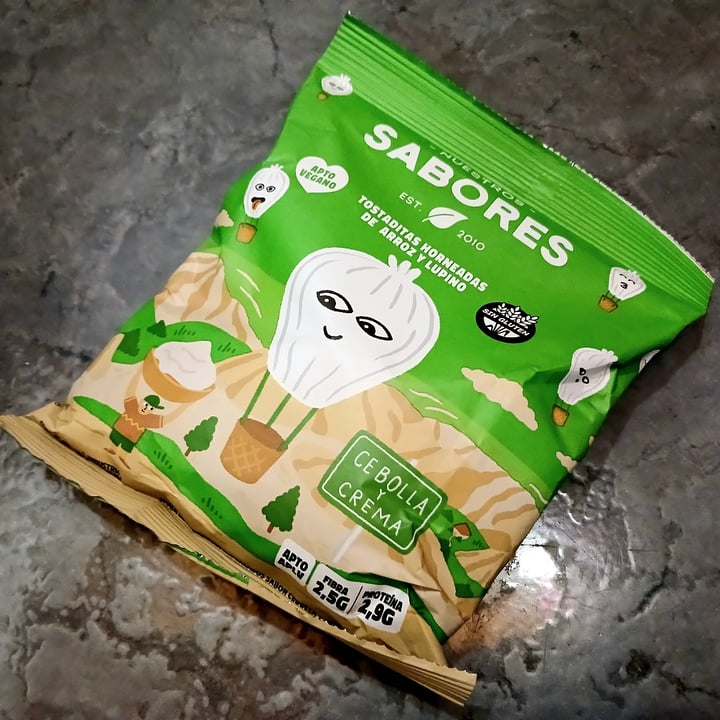 photo of Nuestros Sabores Tostaditas de arroz y lupino shared by @pinkvegan85 on  25 Nov 2024 - review
