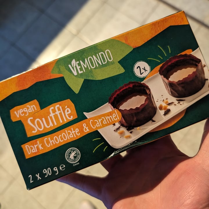photo of Vemondo vegan soufflé Dark Chocolate&Caramel shared by @vganbeast on  20 Apr 2024 - review