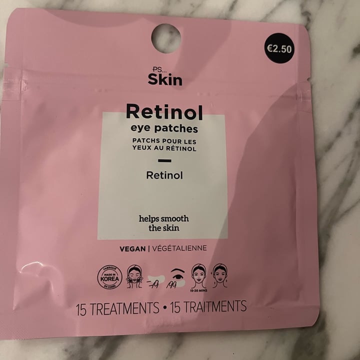 photo of Primark Beauty Retinol Eye Patches shared by @alyssakim on  20 Jan 2024 - review