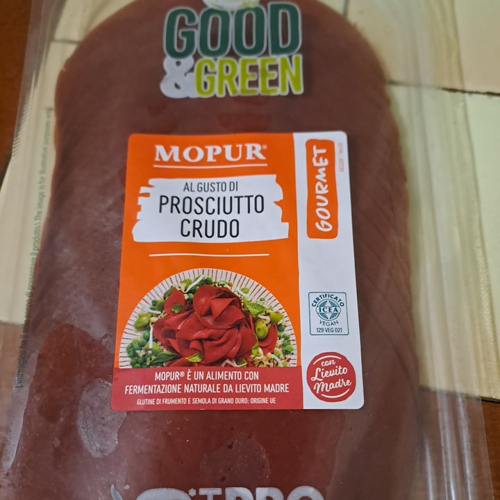 photo of Good & Green Affettato di mopur al gusto di prosciutto crudo shared by @irislacaprettafelice on  16 May 2024 - review