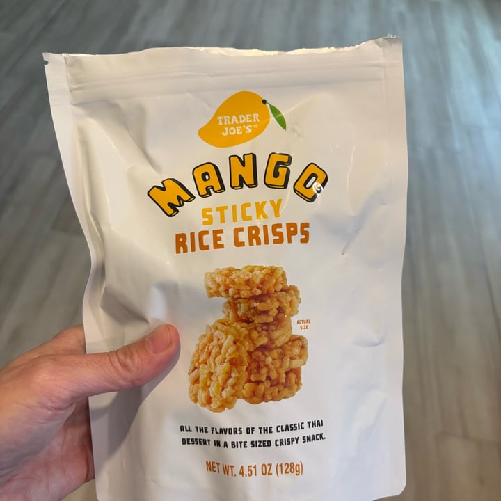 photo of Trader Joe's Mango Sticky Rice Crisps shared by @ashtothexo on  03 Feb 2025 - review