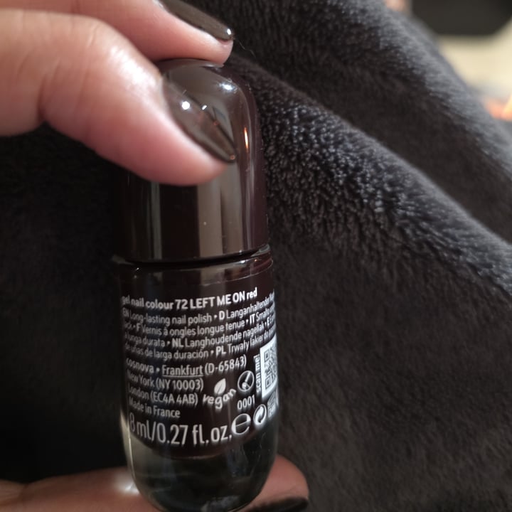 photo of Essence  Left Me On Red nail polish 💅 shared by @sunshineyum on  05 Jul 2025 - review
