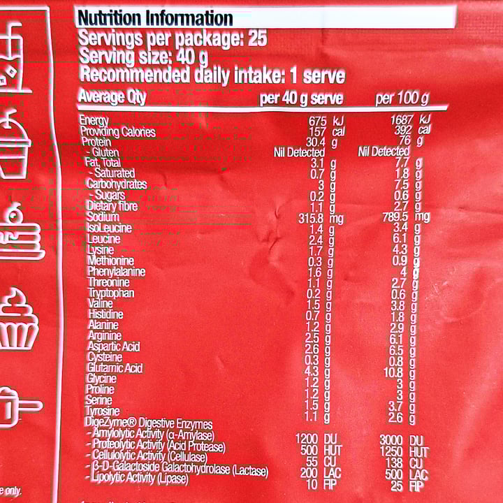 photo of Body Science Clean Plant Protein - Premium Vanilla shared by @torero on  12 Jul 2025 - review