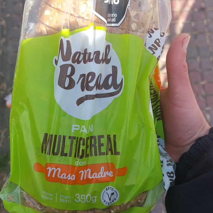 photo of Natural Bread Pan Multicereal Masa Madre shared by @eternavegan07 on  13 Aug 2024 - review