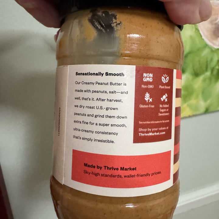 photo of Thrive Market Peanut Butter shared by @onehungryvegan on  10 Oct 2025 - review