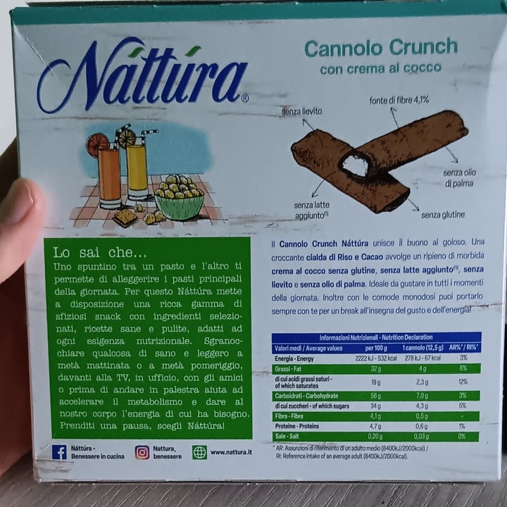 photo of Nattura Cannolo Crunch Cocco shared by @nicole91 on  29 Jan 2024 - review