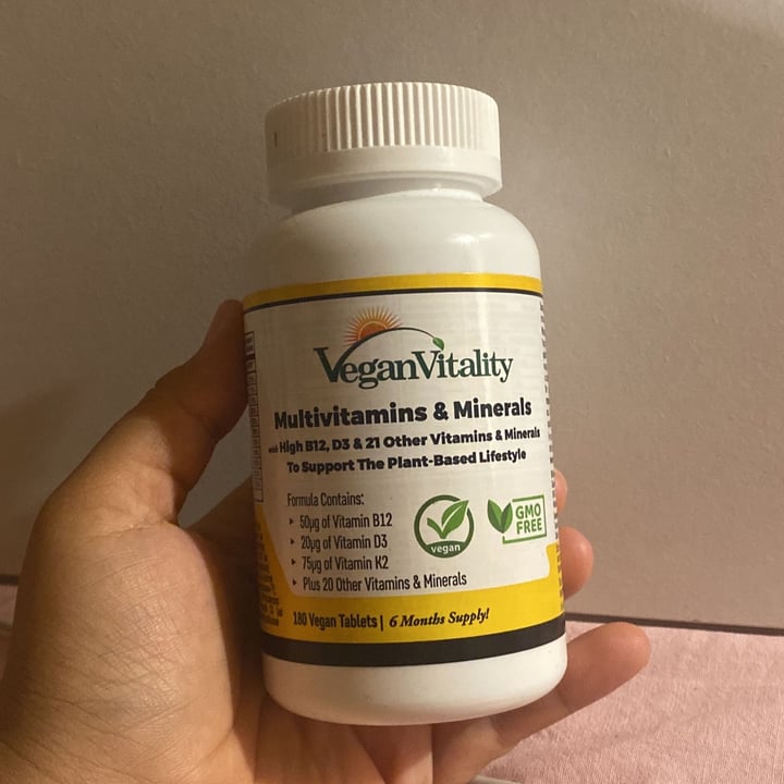 photo of Vegan Vitality Multivitamins & Minerals shared by @inescedeno20 on  17 Sep 2023 - review