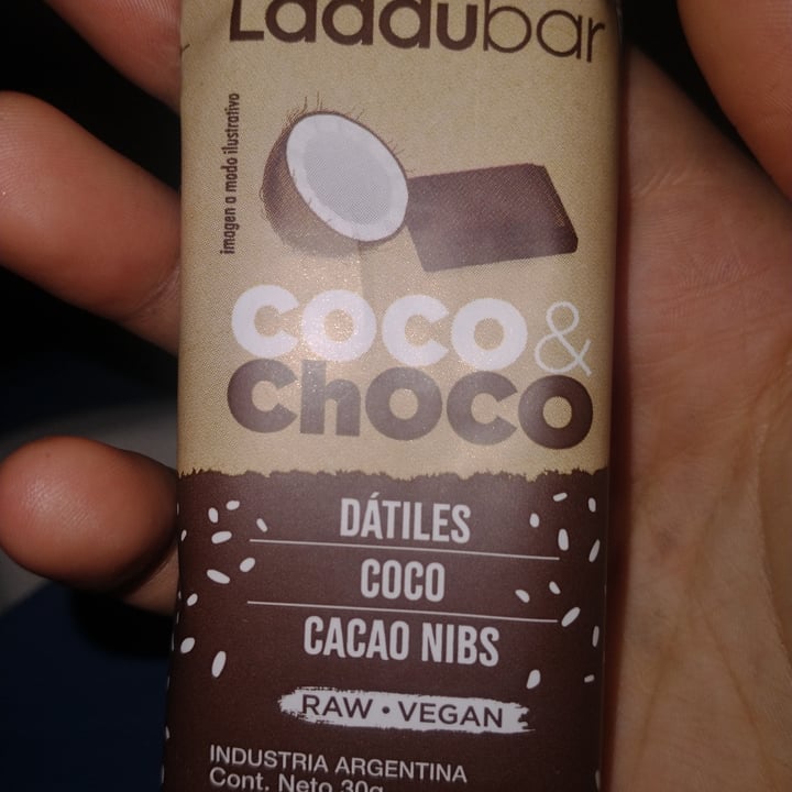 photo of Laddubar barra de coco shared by @woovegan on  12 Sep 2023 - review