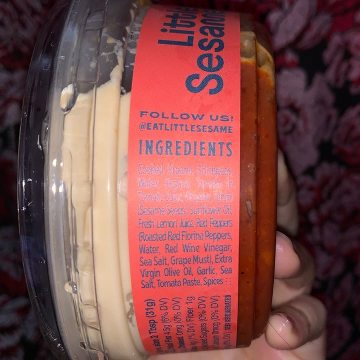 photo of Little Sesame Tomato Jam Hummus shared by @noimdirtydan on  14 Dec 2023 - review