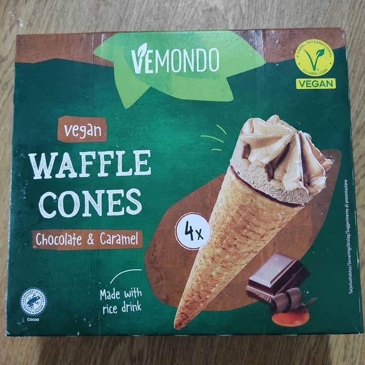 photo of Vemondo waffle cones chocolate and caramel shared by @angie00 on  06 Feb 2024 - review