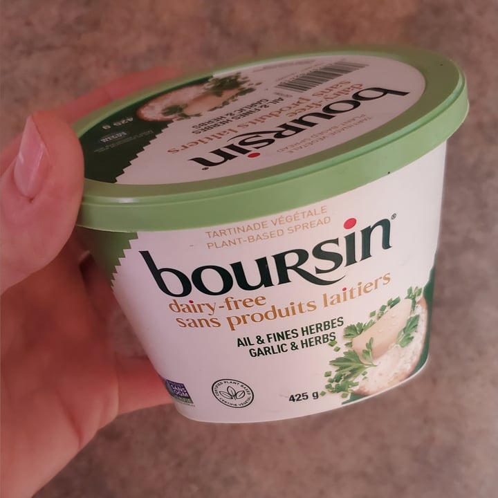 photo of Boursin Boursin dairy free Garlic and Herbs shared by @courage-and-a-brick on  22 Mar 2024 - review