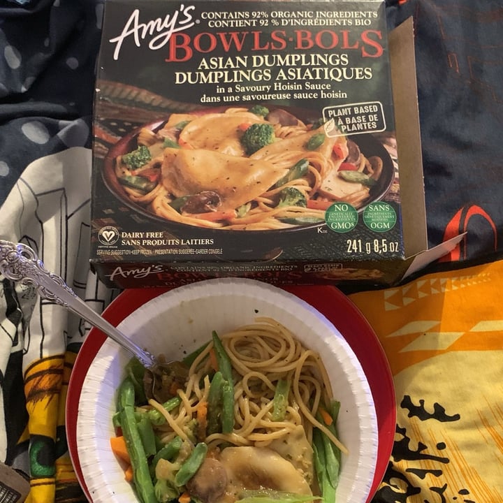 photo of Amy’s Amy’s Bowls - Asian Dumplings in Savory Hoisin Sauce shared by @akira on  23 Apr 2024 - review
