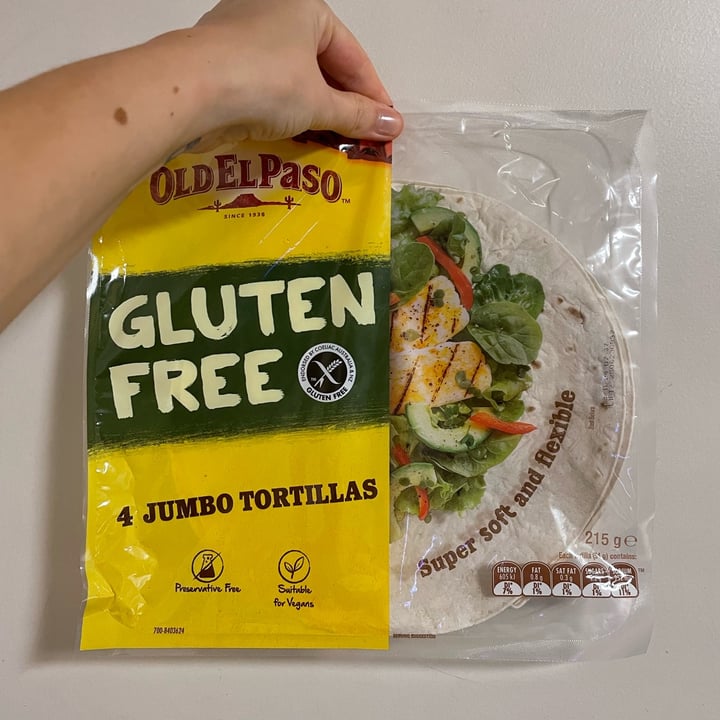 photo of Old El Paso Gluten Free 4 Jumbo Tortillas shared by @veggi-bella on  31 Mar 2024 - review