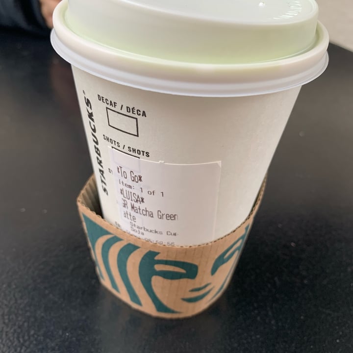 photo of Starbucks Matcha Latte - Soy Milk shared by @potplant on  29 Apr 2024 - review