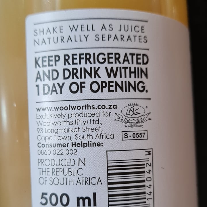 photo of Woolworths Food apple & ginger Fruit And Vegetable Blend shared by @veronicagroen on  25 Sep 2024 - review