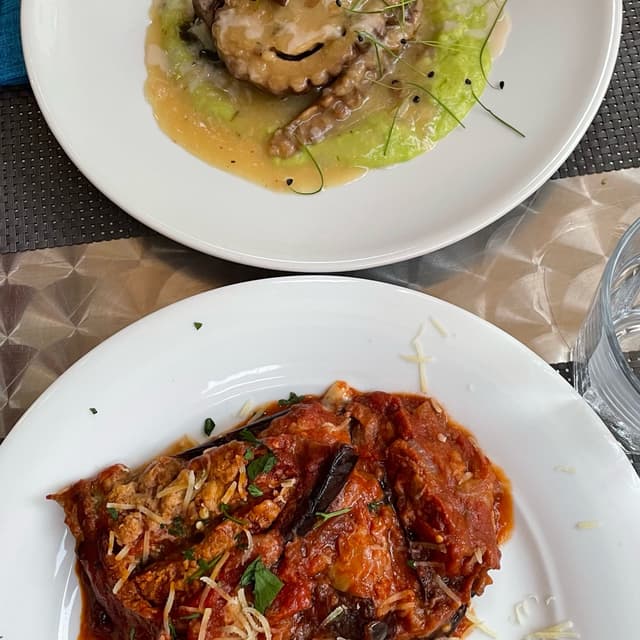 Photo of the dish “Parmigiana di melanzane”
