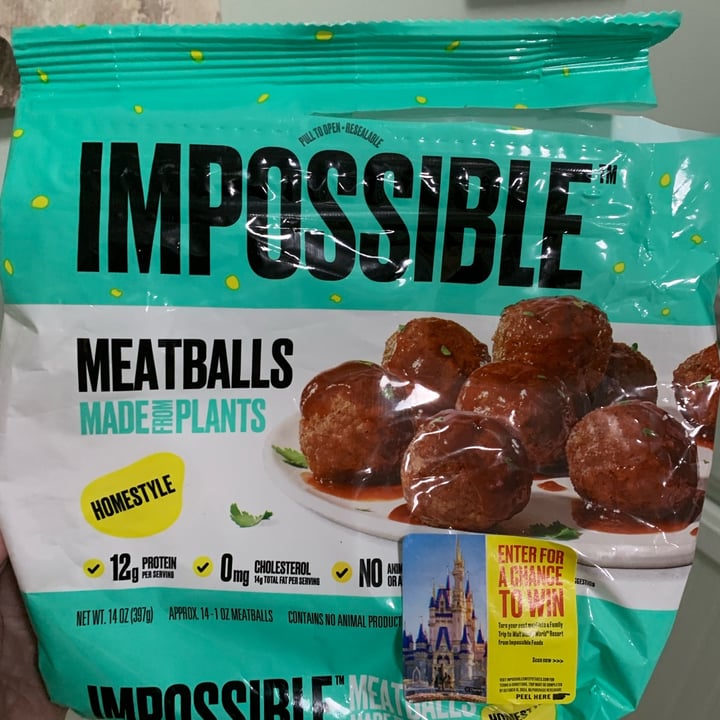 Impossible Foods Impossible Homestyle Meatballs Review abillion