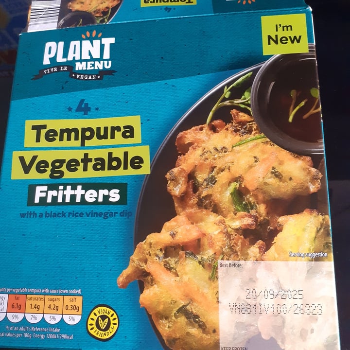 photo of Plant Menu Tempura vegetable frittas shared by @lucylou77 on  17 Feb 2024 - review