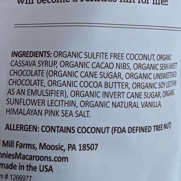 photo of Jennies Organic Coconut Bites with Cacao Nibs & Dark Chocolate shared by @iszy on  26 Apr 2024 - review