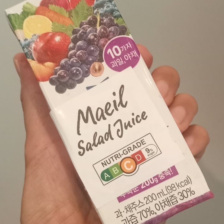 photo of Maeil salad juice shared by @kismetcandle on  18 Oct 2023 - review