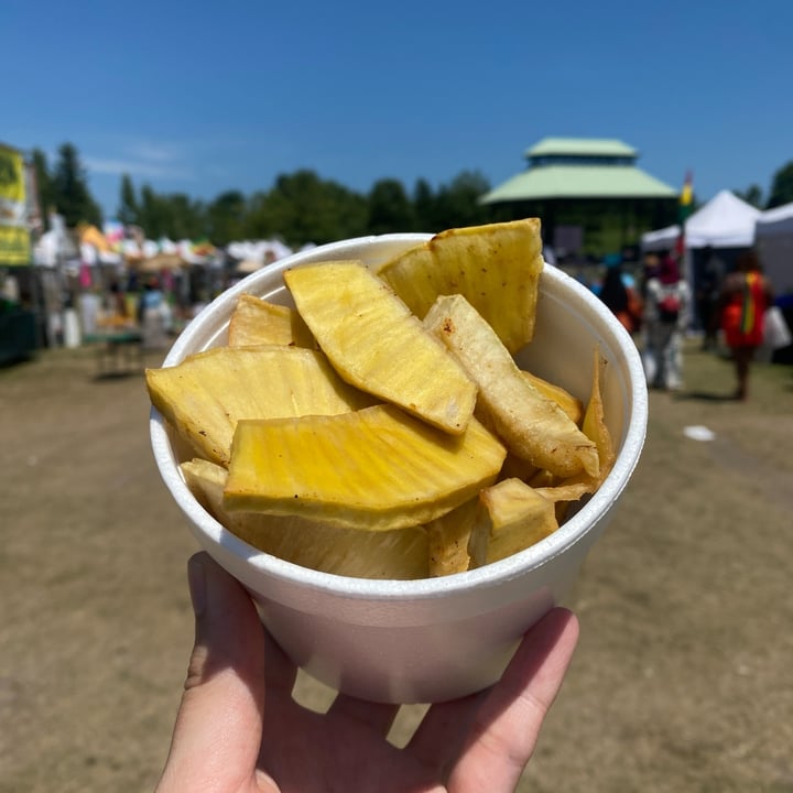 photo of The Leslieville Farmers' Market Fried Breadfruit shared by @th-vegan on  19 Jul 2024 - review