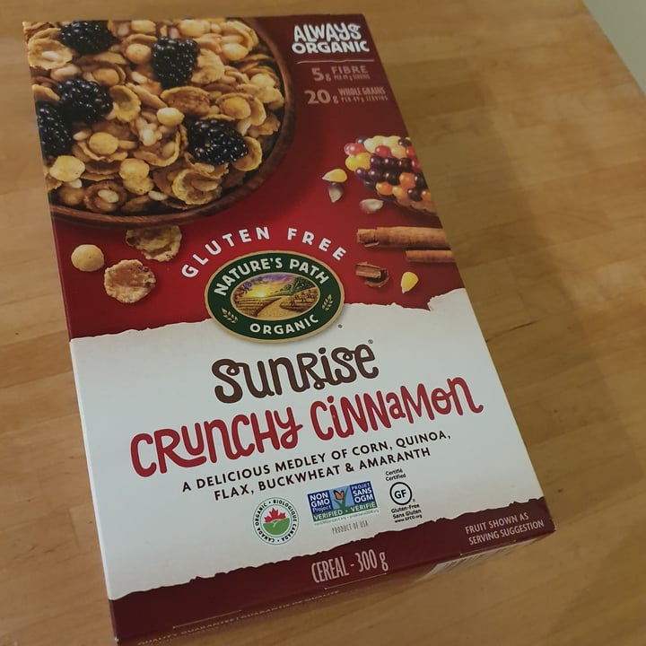 photo of Nature’s Path Organic Sunrise Crunchy Cinnamon shared by @paniwilson on  24 May 2024 - review