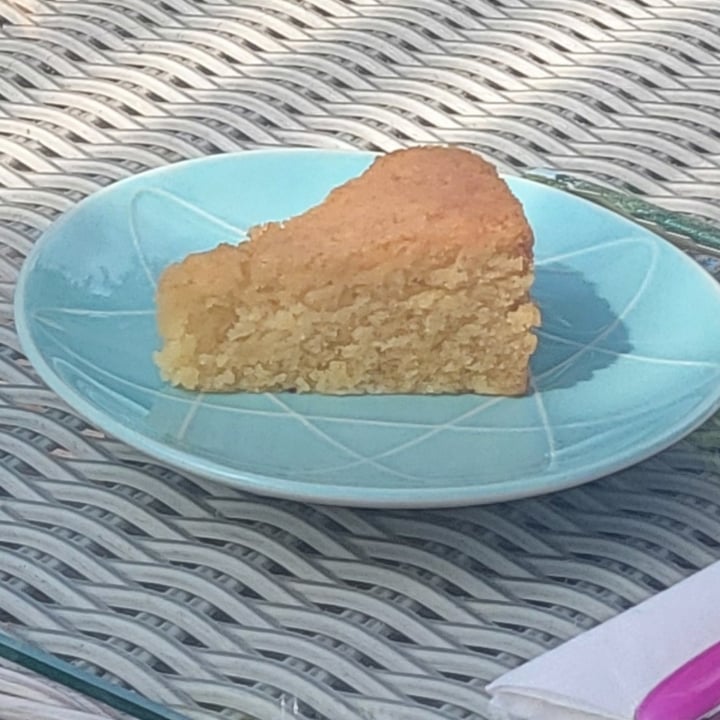 photo of The Base Vegan Retreat Animal Sanctuary Lemon drizzle cake shared by @johnboat on  16 Sep 2025 - review