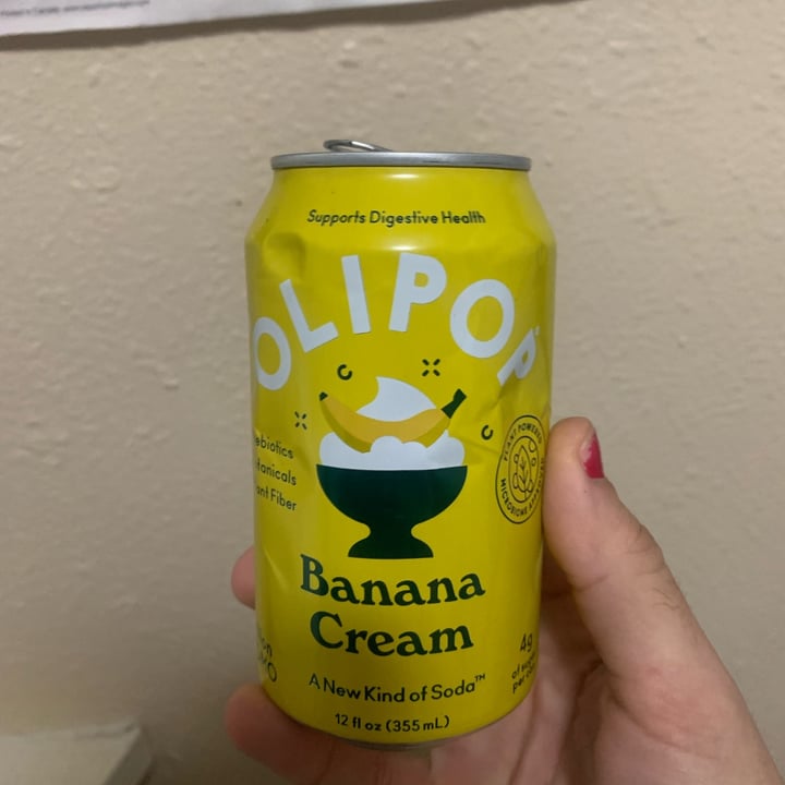 photo of OLIPOP Banana Cream shared by @sustainablesam on  07 Apr 2024 - review