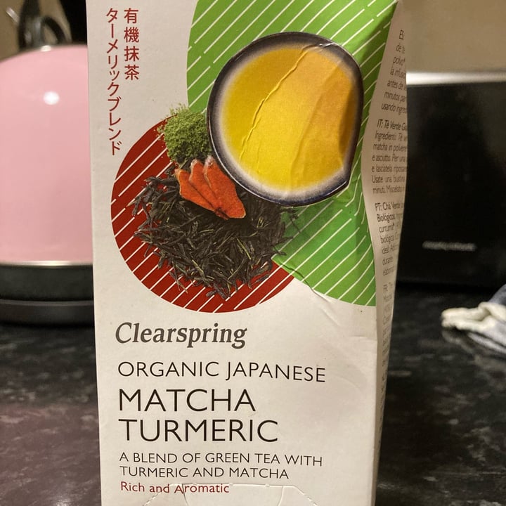 photo of Clearspring matcha turmeric tea shared by @valedv on  25 Apr 2024 - review
