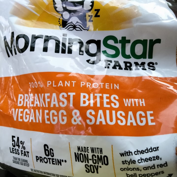 photo of MorningStar Farms Breakfast bites with vegan egg and sausage shared by @immortalv on  18 Dec 2023 - review