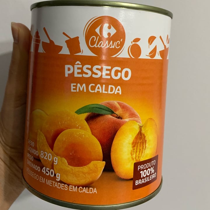 photo of Carrefour Classic Pêssego Em Calda shared by @estreladamanha2009 on  02 Jun 2024 - review