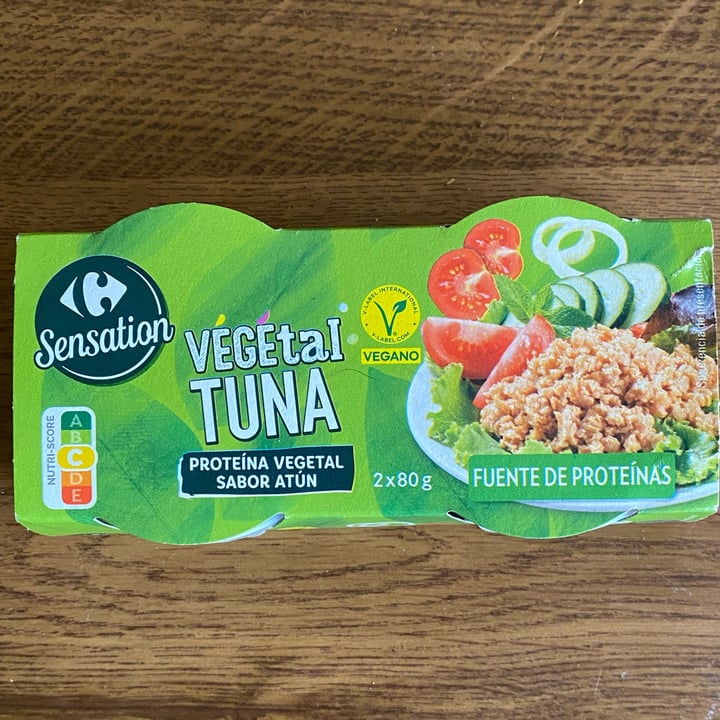 photo of Carrefour Sensation Vegetal tuna shared by @sabela on  23 Mar 2025 - review