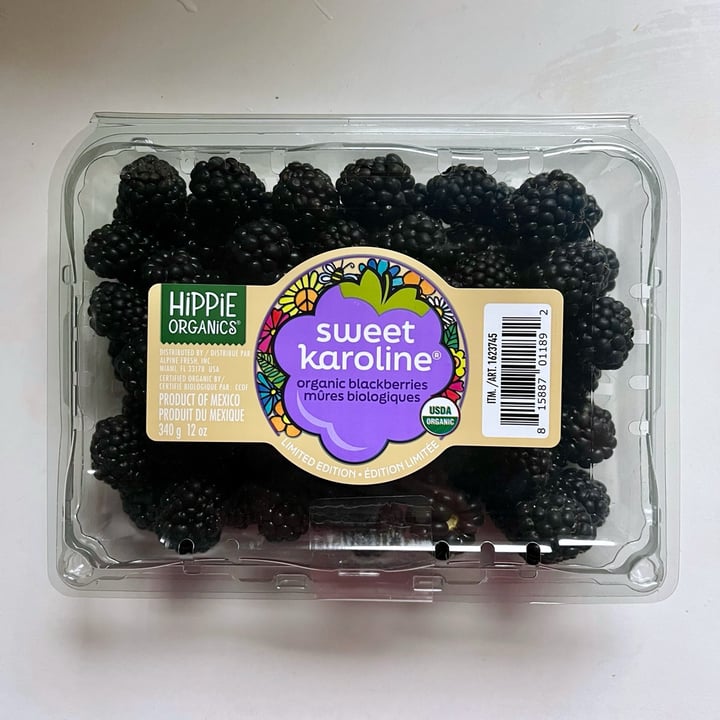 photo of Hippie Organics Sweet Karoline Organic Blackberries shared by @kyu on  11 May 2024 - review