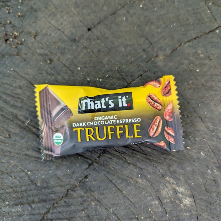 photo of That’s it Dark Chocolate Expresso Truffle shared by @kristig on  09 Jun 2024 - review