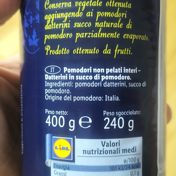 photo of Italiamo pomodorini datterini shared by @bruinichiara on  27 Oct 2024 - review