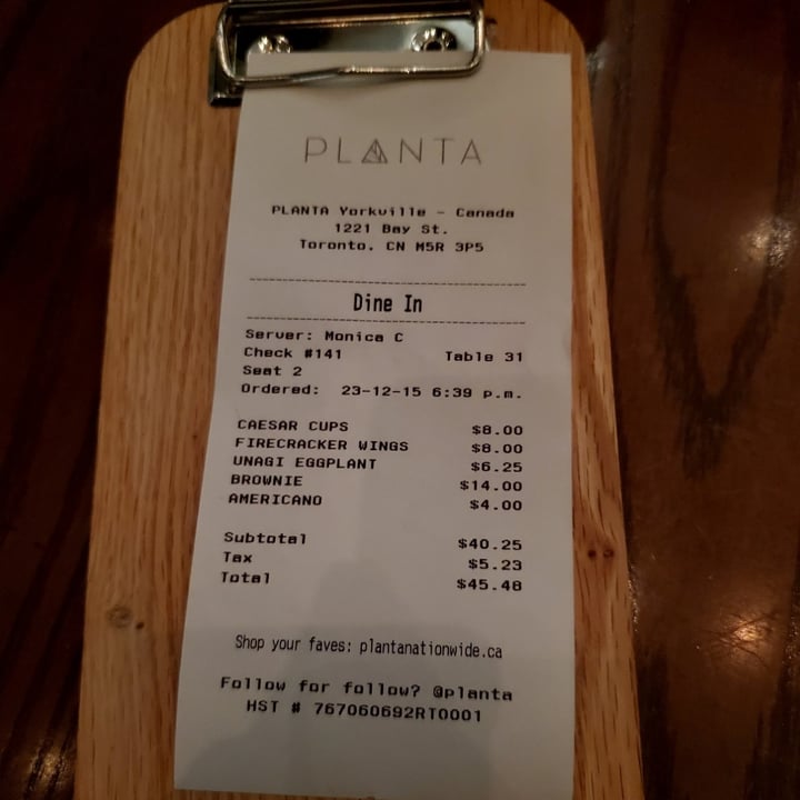 photo of Planta Caesar Cups shared by @whatacuriousnotion on  16 Dec 2023 - review