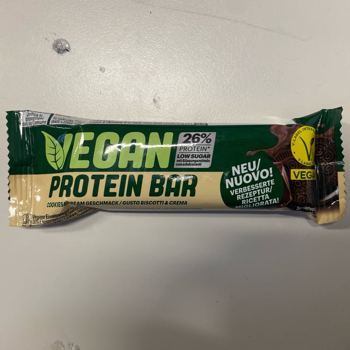 photo of Vegan Protein Bar  Cookies and cream geschmack shared by @delikopp on  15 Jan 2024 - review