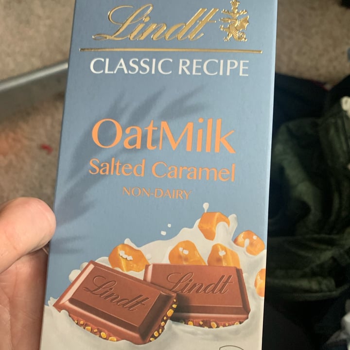 photo of Lindt Classic Recipe OatMilk Salted Caramel shared by @atwilley on  02 Jan 2024 - review