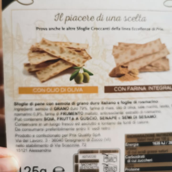 photo of eccellenze di prix Sfoglie croccanti con foglie di rosmarino shared by @patrix1201 on  27 Dec 2023 - review