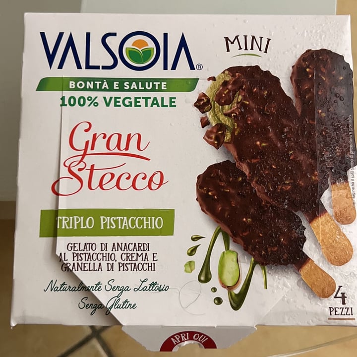 photo of Valsoia Gran Stecco Triplo Pistacchio Mini shared by @manuvegan on  15 Sep 2023 - review