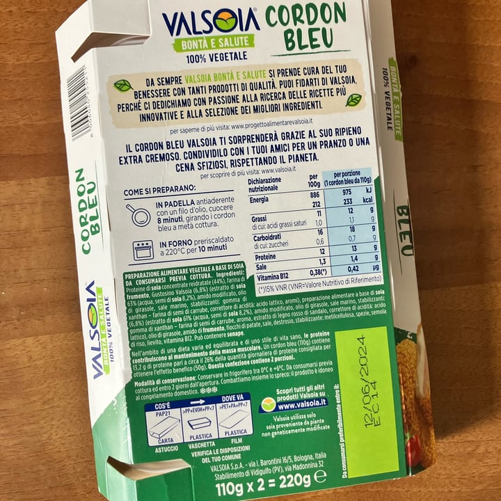 photo of Valsoia Cordon Bleu shared by @hellf on  03 May 2024 - review